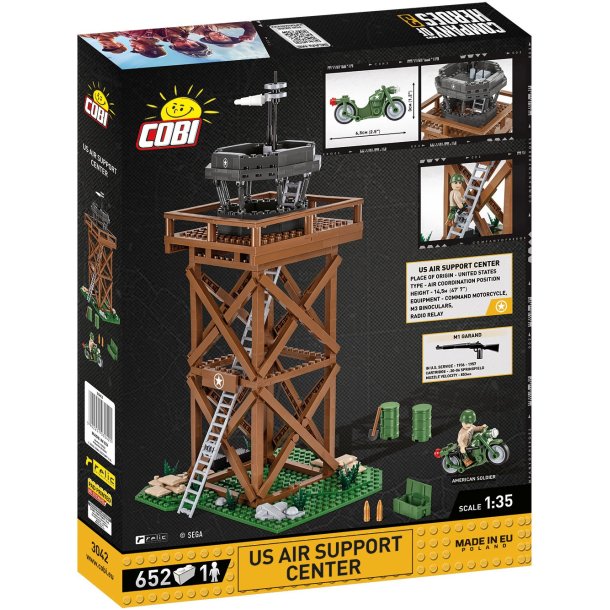 COBI Byggest - Company of Heroes 3 - US Air Support Center - 652 klodser