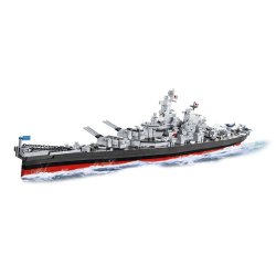 COBI Byggeklodser WW2 Battleship Missouri BB-63 - 2655 Klodser