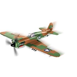 Byggeklodser Curtiss P-40E Warhawk Jagerfly - Samlest med 272 klodser