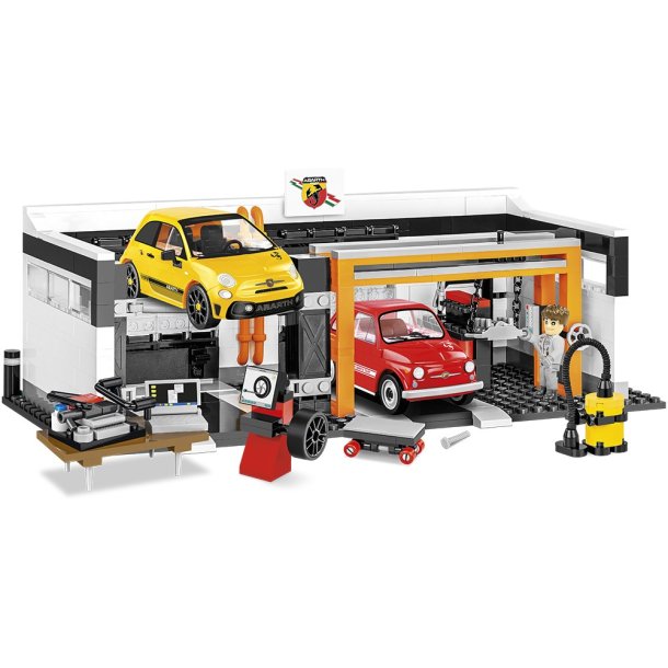 COBI Byggest Abarth Racing Garage Set - 590 Klodser 