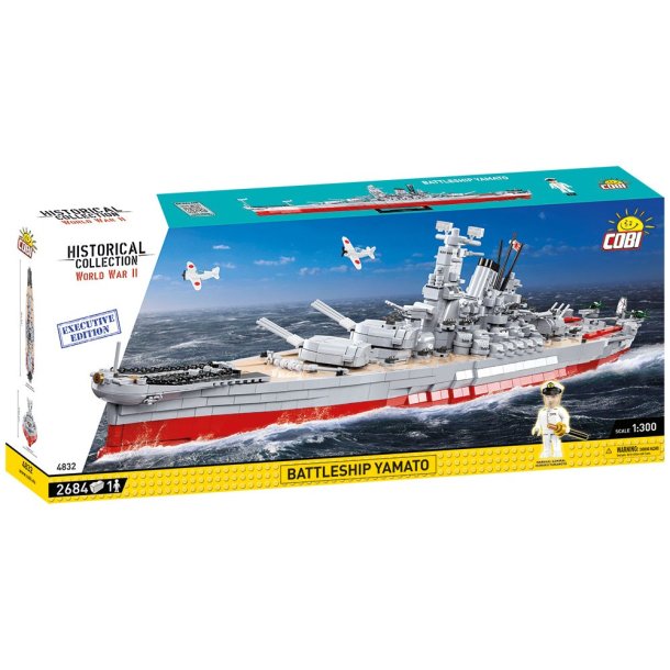 COBI Byggeklodser WW2 Battleship Yamato Executive Edition - 2684 Klodser