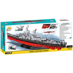 COBI Byggeklodser WW2 Battleship IOWA-Class - 4 in 1  - 2685 Klodser