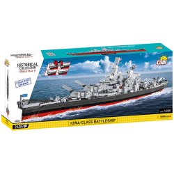 COBI Byggeklodser WW2 Battleship IOWA-Class - 4 in 1  - 2685 Klodser