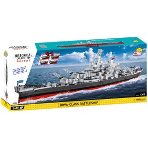 COBI Byggeklodser WW2 Battleship IOWA-Class - 4 in 1  - 2685 Klodser