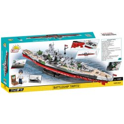 COBI Byggeklodser WW2 Battleship Tirpitz - 2960 Klodser