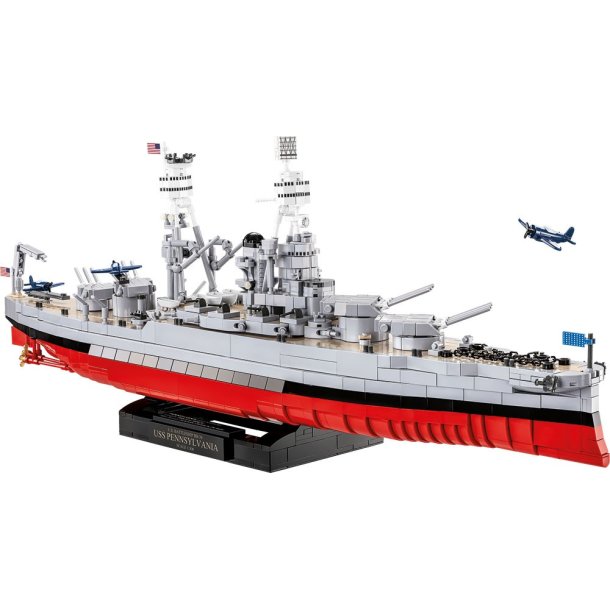 COBI Byggeklodser WW2 Battleship USS Pennsylvania-Class 2in1 - 2088 Klodser