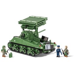COBI Bygges�t WW2 M4A3 Sherman &amp; T34 Calliope  - 1230 klodser