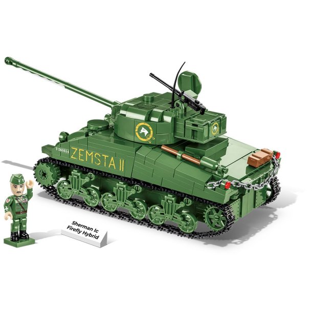 COBI Byggest WW2 Sherman IC Firefly Hybrid - 600 klodser