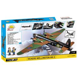 COBI Byggeklodser WW2 Bomber Vickers Wellington MK. II Bombefly - 1162 Klodser