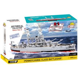 COBI Byggeklodser WW2 Battleship USS Pennsylvania-Class 2in1 - 2088 Klodser
