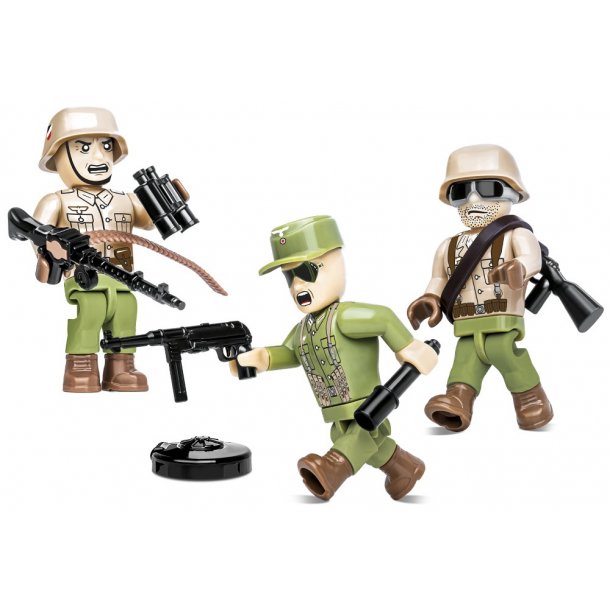 COBI Byggest - Figurer 3 stk - Afrika Korps