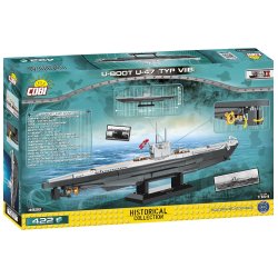 COBI Byggest Ubd V11B U-47 - 422 klodser