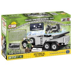 COBI Byggest WW2 1939 Mercedes G4 - 272 Klodser 