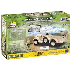 COBI Byggeklodser WW2 1937 Horch 901 (FFZ.15) - 178 Klodser