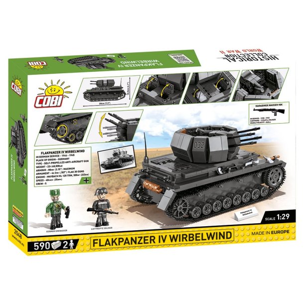 COBI Byggest Flakpanzer IV Wirbelwind - 590 klodser