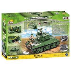 COBI Byggest Sherman M4A3E2 "Jumbo" - Samlest med 720 klodser