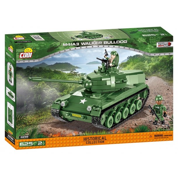 COBI Byggest Vietnam War M41A3 Walker Bulldog - 625 Klodser