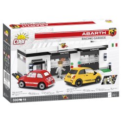 COBI Byggest Abarth Racing Garage Set - 590 Klodser 