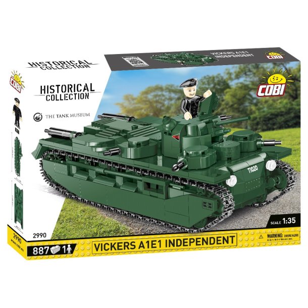 COBI Byggest Vickers A1E1 Independent - 887 klodser