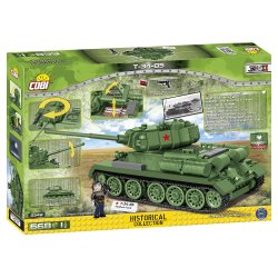 COBI Byggest T-34-85 - 668 Klodser