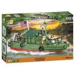 COBI Byggeklodser Vietnam War Patrol Boat, River MK II - 615 klodser  