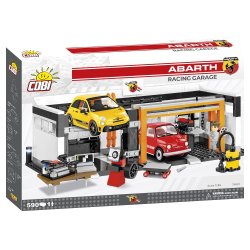 COBI Byggest Abarth Racing Garage Set - 590 Klodser 
