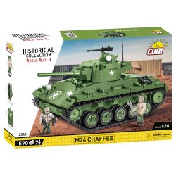  COBI Byggest Tank M24 Chaffee - 590 klodser