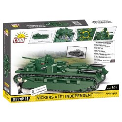 COBI Byggest Vickers A1E1 Independent - 887 klodser