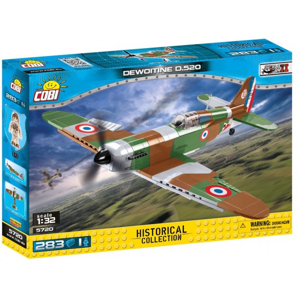 COBI Byggest Dewoitine D.520 - 283 klodser