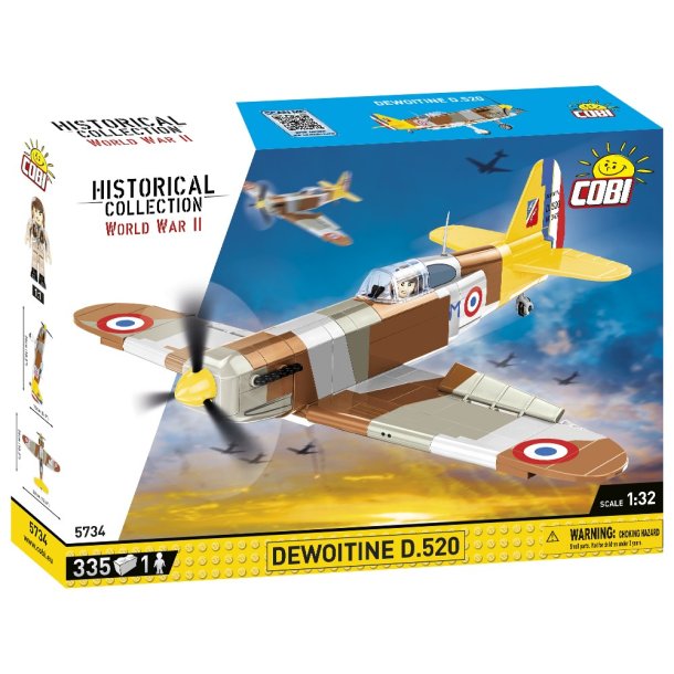 COBI Byggest Dewoitine D.520 - 335 klodser