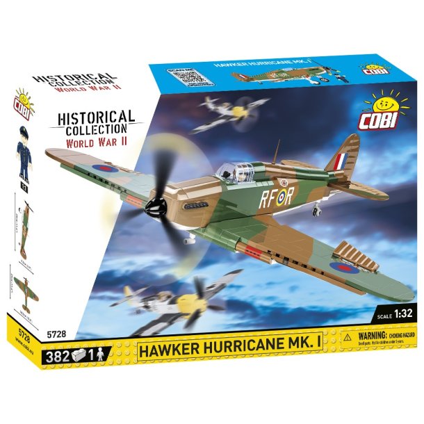 COBI Byggest Hawker Hurricane MK. I - 382 klodser