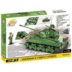 COBI Byggest WW2 Sherman IC Firefly Hybrid - 600 klodser