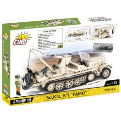 COBI Byggest WW2 SD.KFZ. 9/1 Famo - 498 Klodser