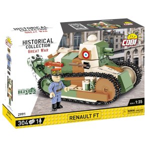 COBI Samlest World War I Tank Renault FT - 304 klodser
