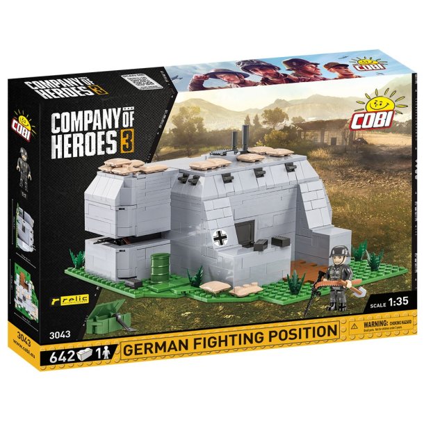 COBI Byggesæt - Company of Heroes 3 - German Fighting Position - 642 klodser
