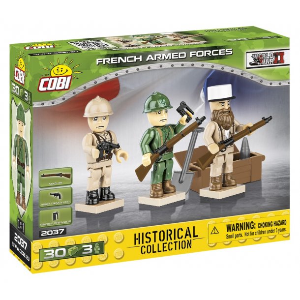 COBI Byggest - Figurer 3 stk - French Armed Forces