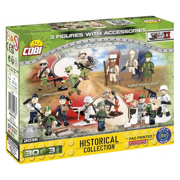 COBI Byggest - Figurer 3 stk - British Special Air Service
