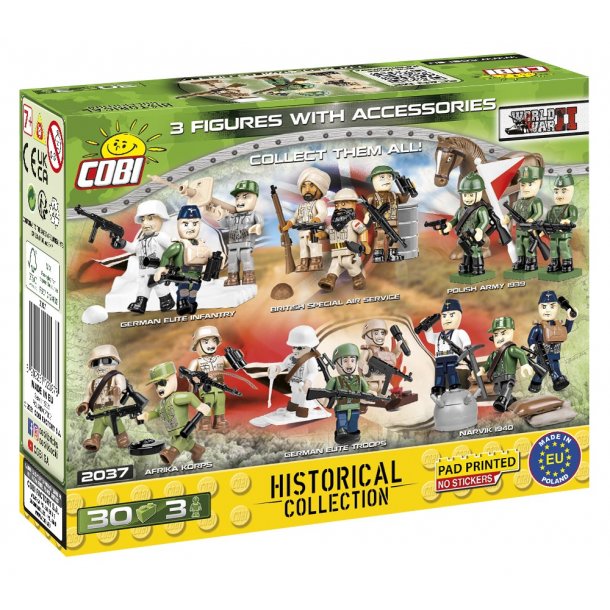 COBI Byggest - Figurer 3 stk - French Armed Forces