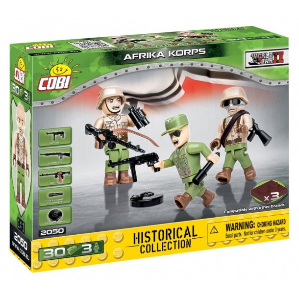 COBI Byggest - Figurer 3 stk - Afrika Korps