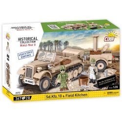 COBI Byggest WW2 SD.KFZ. 10 &amp; Field Kitchen - 367 Klodser