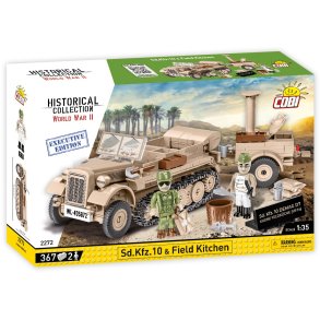 COBI Byggest WW2 SD.KFZ. 10 & Field Kitchen - 367 Klodser