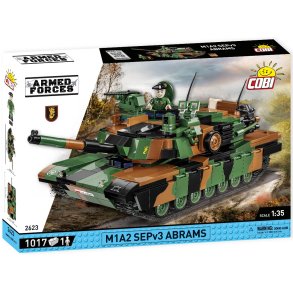 COBI Byggeklodser Armed Forces M1A2 Abrams Tank - 1017 klodser