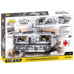 COBI Samlest World War I Sturmpanzerwagen A7V - 840 Klodser