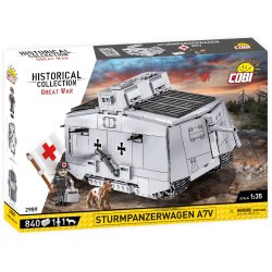COBI Samlest World War I Sturmpanzerwagen A7V - 840 Klodser