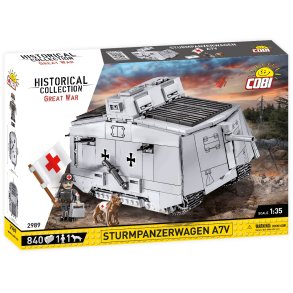 COBI Samlest World War I Sturmpanzerwagen A7V - 840 Klodser