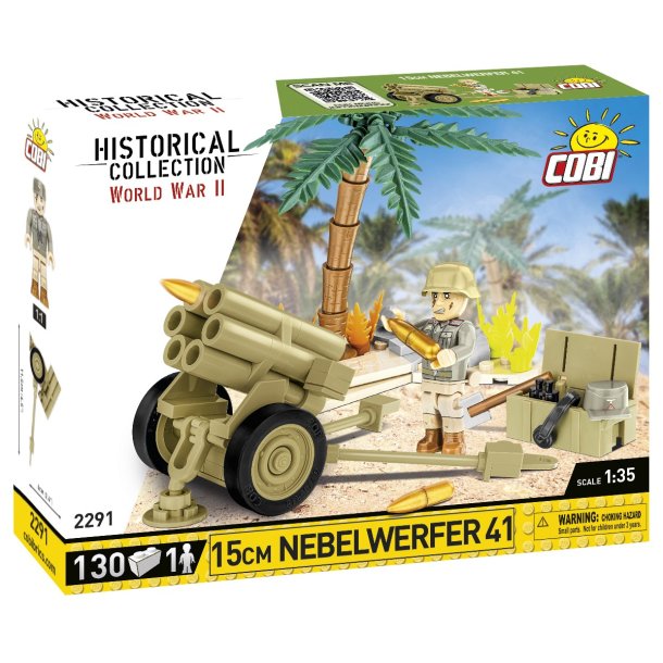 COBI Byggest 15cm Nebelwerfer 41  - 130 Klodser