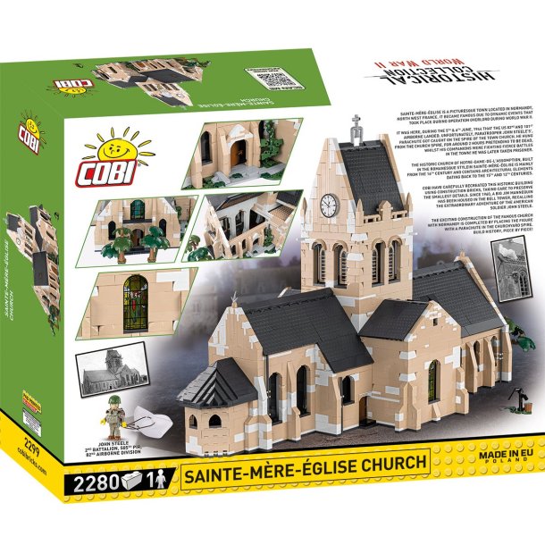 COBI Byggeklodser Sainte-Mre-glese Church - 2280 klodser