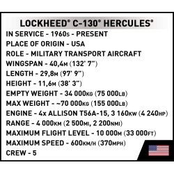 COBI Byggeklodser Lockheed C-130 Hercules - 602 Klodser