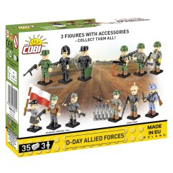 COBI Byggest - Figurer 3 stk - D-Day Allied Forces