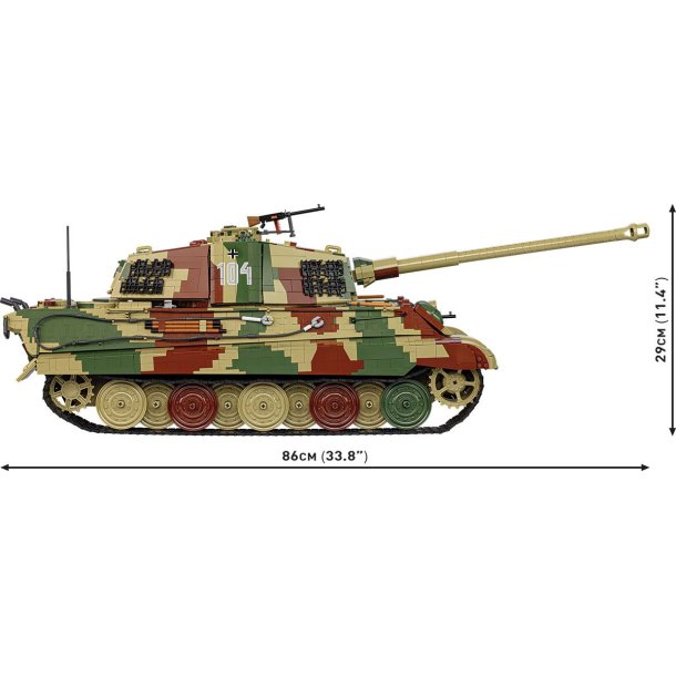 COBI Bygges�t Tiger II K�nigstiger - 11170 klodser